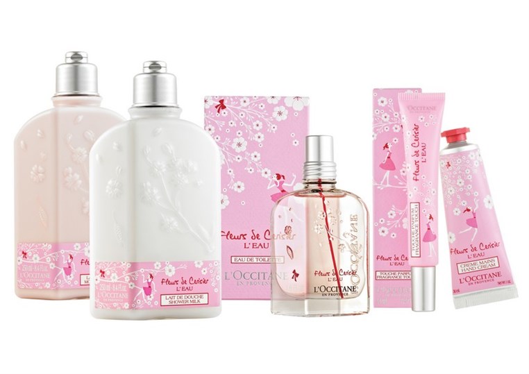 L OCcitane Launches Fleurs De Cerisier L EAU